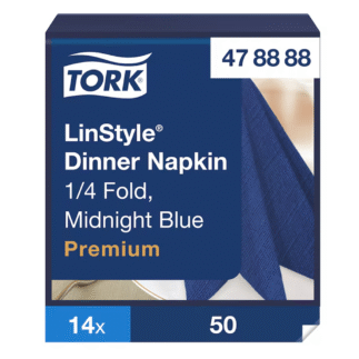 Tork LinStyle Dinner 39 salvrätt 1x, tumesinine 1/4, 600tk