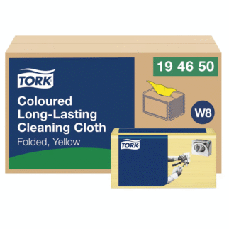 Tork Colour Coded W8 puhastuslapp kollane 40tk, kastis 8pk