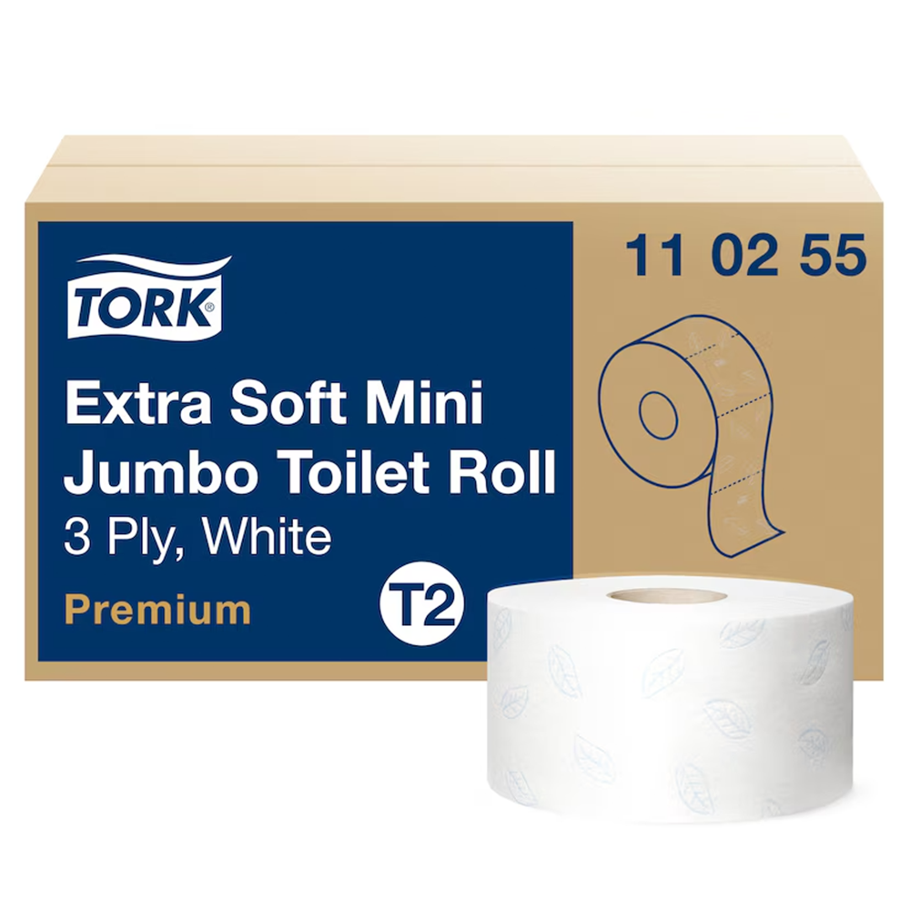 Tork Mini Jumbo T2 3x Soft tualettpaber, 12x120m