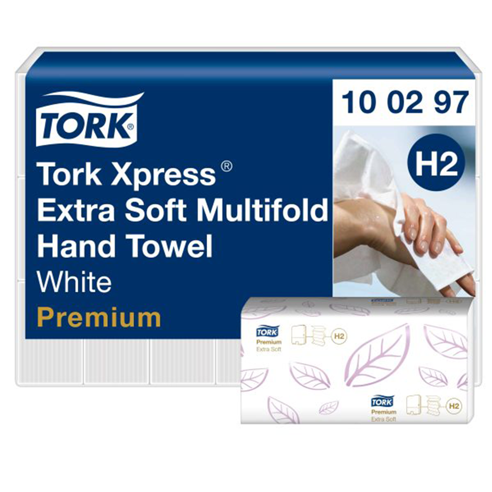Tork Interfold Soft H2 W-fold lehtkätepaber, 21x100tk