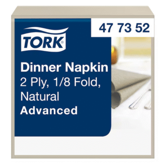 Tork Dinner Natural 39 salvrätt 2x, loodusvalge 1/8 1800tk