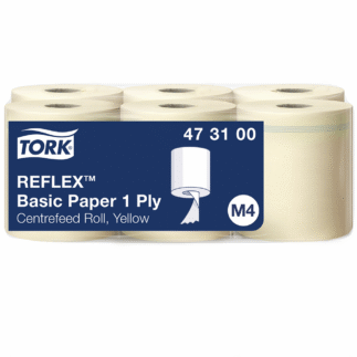 Tork Midi Reflex M4 Basic 1x rullpühkepaber, 6x300m, kollane