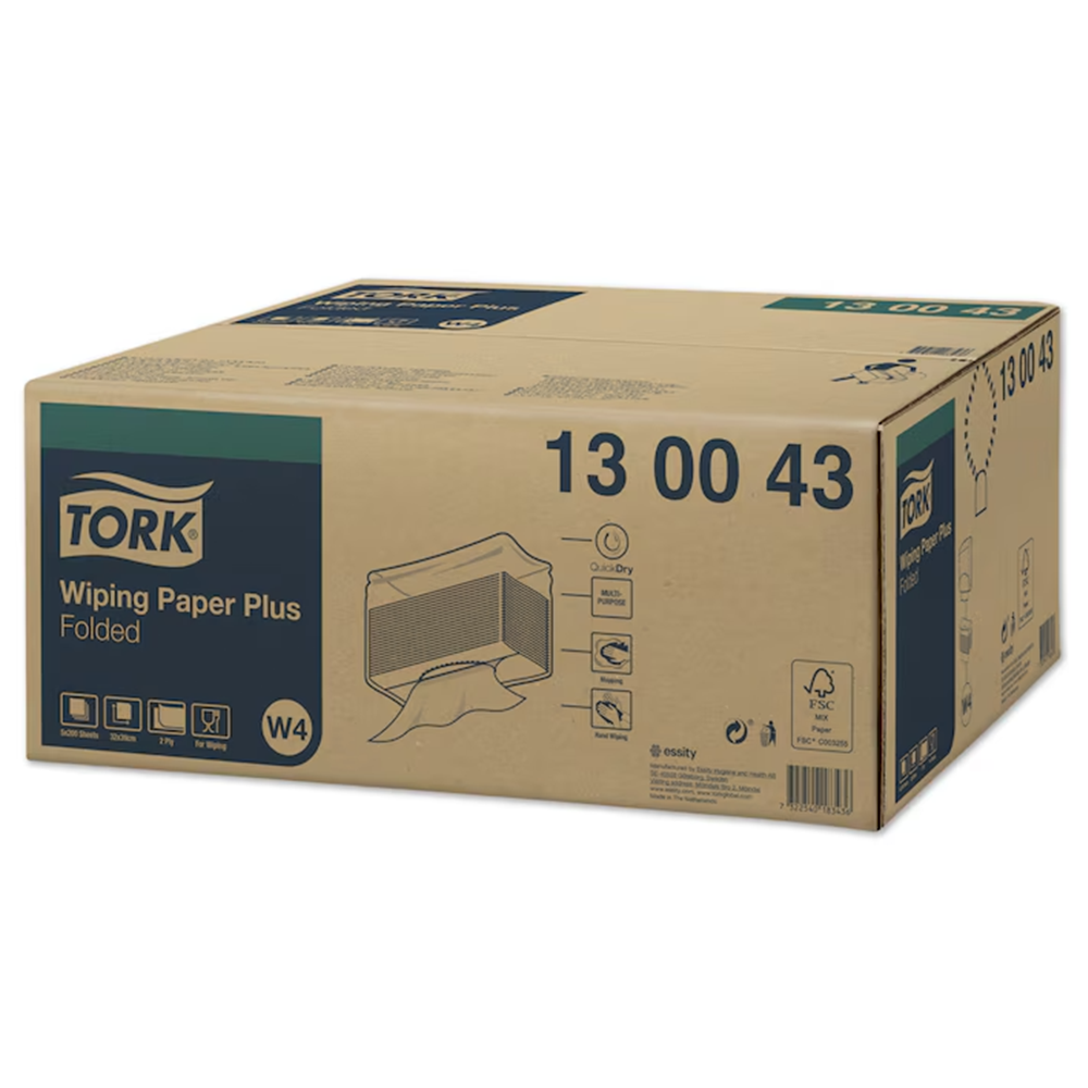 Tork Wiping Paper Plus W4 2x lehtpühkepaber, 5x200tk - Image 2