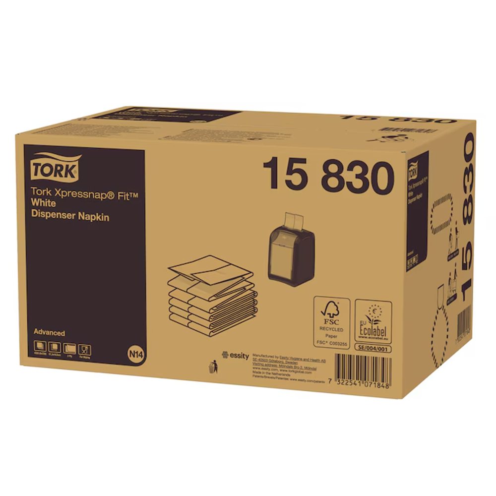 Tork Xpressnap Fit N14 2x salvrätid valge, 4320tk - Image 2