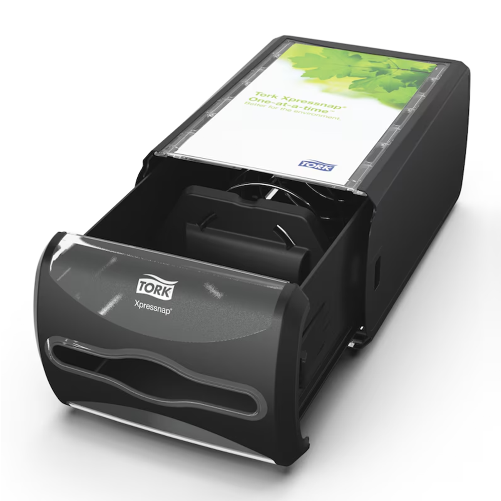 Tork Xpressnap Counter letipealne salvrätihoidik N4, must - Image 3