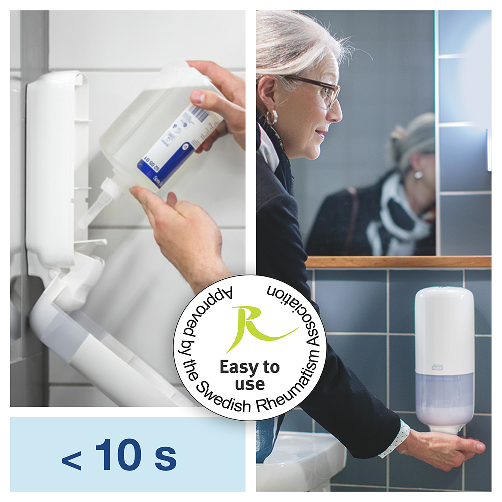 Tork Toilet Seat Cleaner tualettpoti istmelaua puhastusvahend S2 475ml, kastis 8tk - Pilt 5