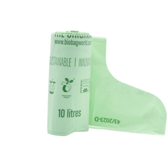 BioBag 10L Wavetop biolagunev prügikott biojäätmetele 20tk rullis, kastis 18 rulli - Image 2