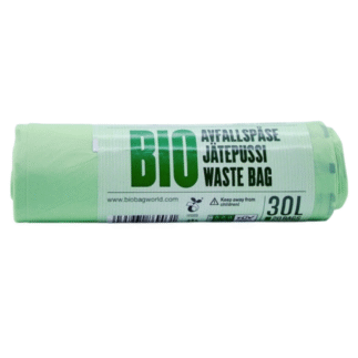 BioBag 30L biolagunev prügikott biojäätmetele 20tk rullis, kastis 40 rulli