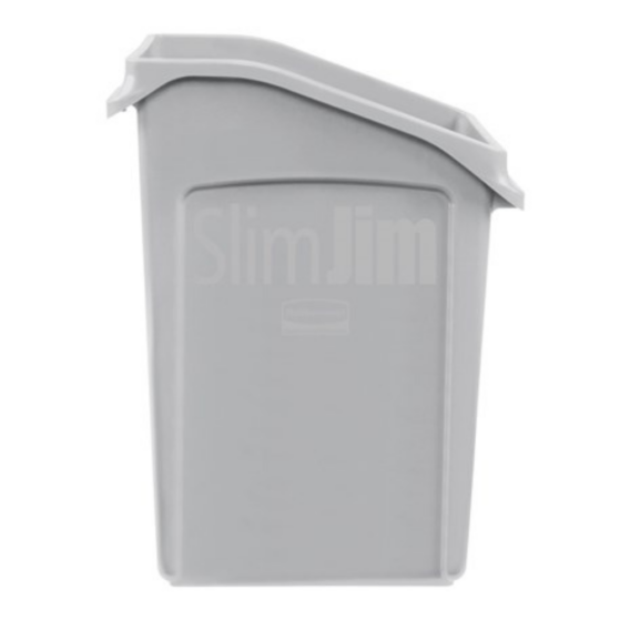 Lõpumüük! Rubbermaid Slim Jim Under-Counter letialune prügikast 87L, hall plast - Image 2