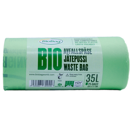 KAMPAANIA! BioBag 35L Special biolagunev kott toidujäätmetele 16 rulli ja 37L biojäätmete ämber kaanega - Image 2