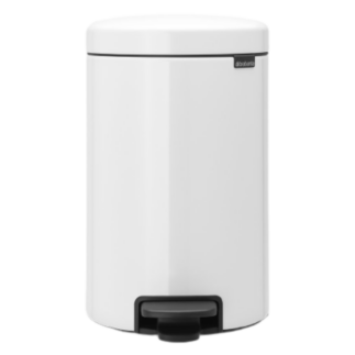 Brabantia NewIcon prügikast pedaaliga 12L, White