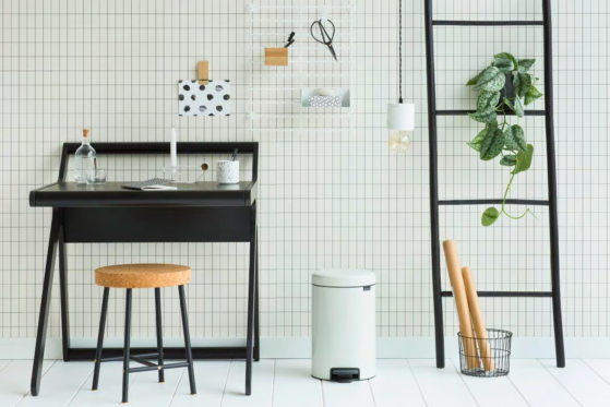 Brabantia NewIcon prügikast pedaaliga 12L, White - Image 3