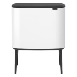 Brabantia Bo Touch Bin jalgadel prügikast 3x11L, White
