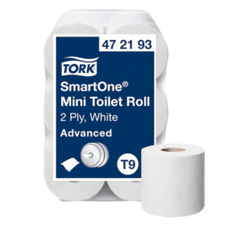 Tork SmartOne Mini T9 2x keskväljatõmbega tualettpaber, 12x111,6m