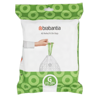 Brabantia G 23-30L dispenserpakis paelaga prügikott 40tk pakis, kastis 10 pakki