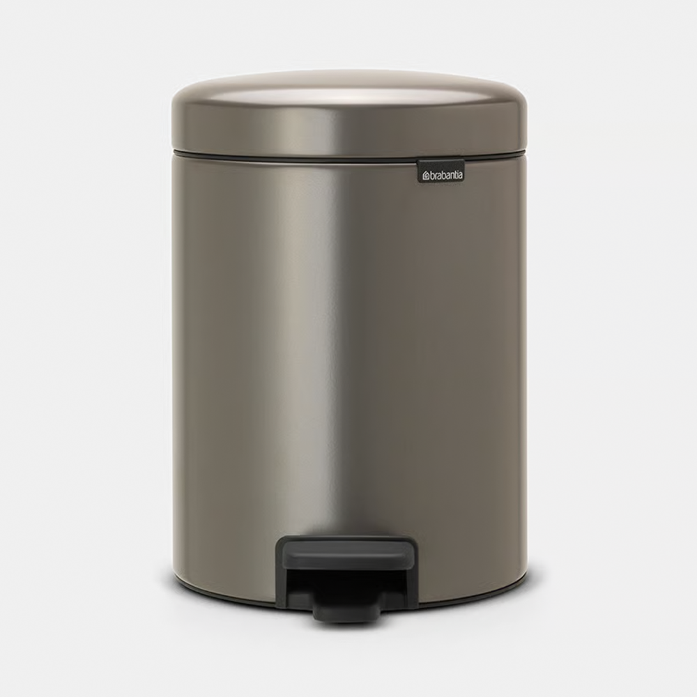 Brabantia NewIcon pedaaliga prügikast 5L, matt must - Image 6