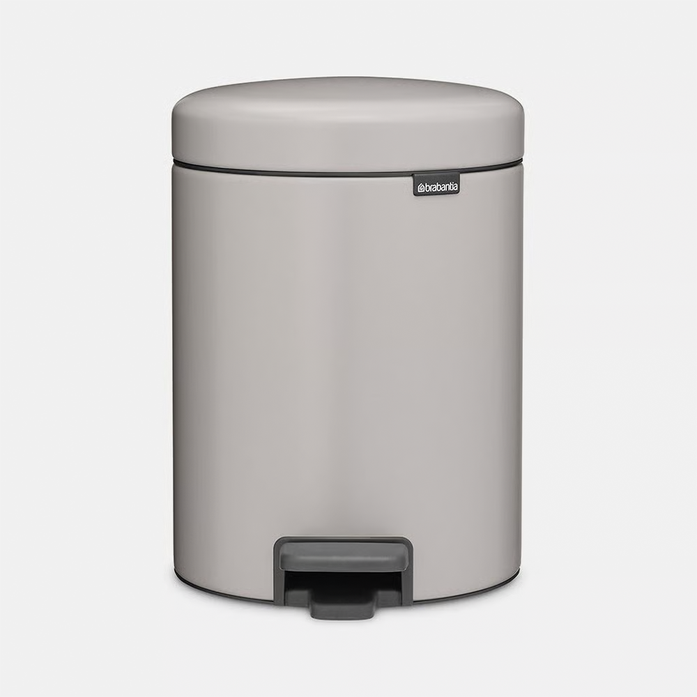 Brabantia NewIcon pedaaliga prügikast 5L, matt must - Image 7