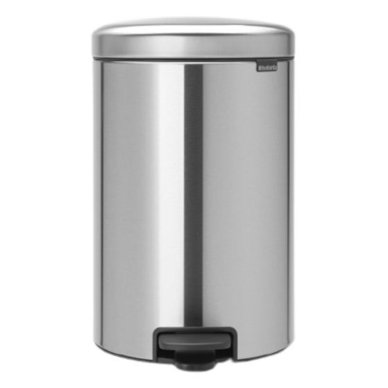 Brabantia NewIcon prügikast pedaaliga 20L, Matt Steel FPP