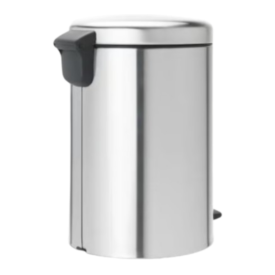 Brabantia NewIcon prügikast pedaaliga 20L, Matt Steel FPP - Image 2