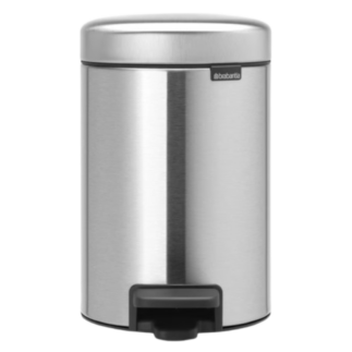 Brabantia NewIcon prügikast pedaaliga 3L, Matt Steel FPP