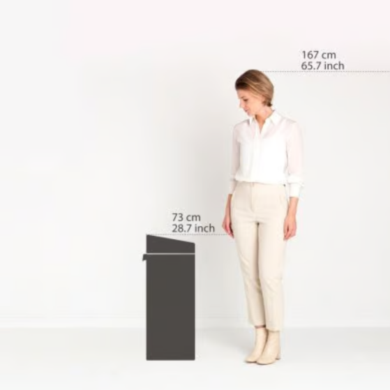 Brabantia Touch Bin urn kaanega 10+23L, Matt Steel FPP - Image 5