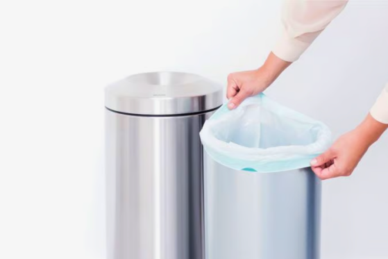 Brabantia FlameGuard tuldsummutav prügiurn 30L, matt teras - Image 4