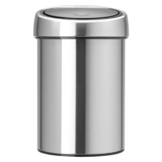 Brabantia Touch Bin 3L urn seinale/põrandale, Matt Steel roostevaba FPP