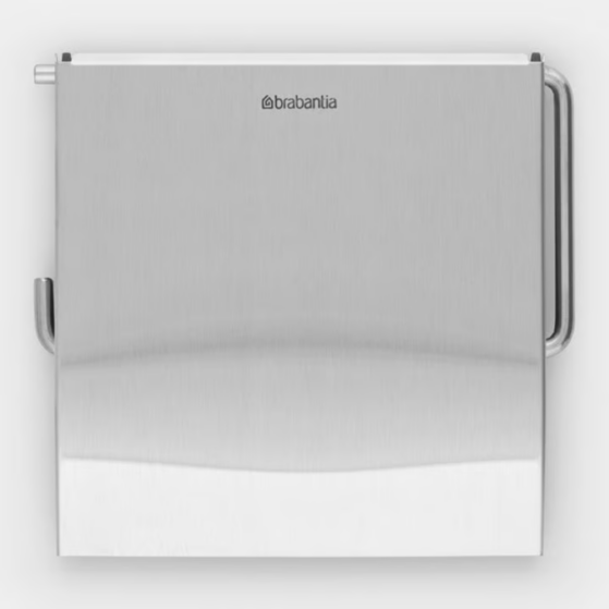 Brabantia tualettpaberihoidik, Matt Steel roostevaba - Image 2