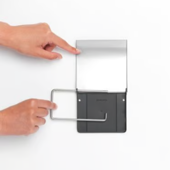 Brabantia tualettpaberihoidik, Matt Steel roostevaba - Image 3