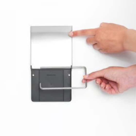 Brabantia tualettpaberihoidik, Matt Steel roostevaba - Image 4