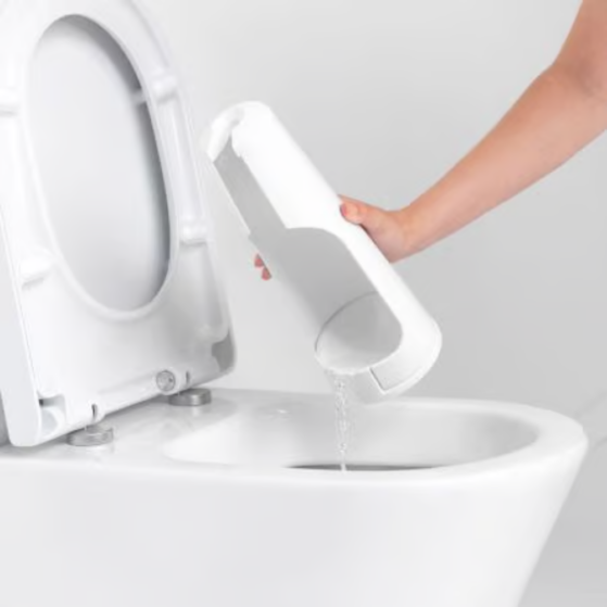 Brabantia tualettharja hoidik põrandale, White - Image 3