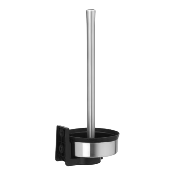 Brabantia Profile tualettpaberihoidik seinale/põrandale, matt teras - Image 2