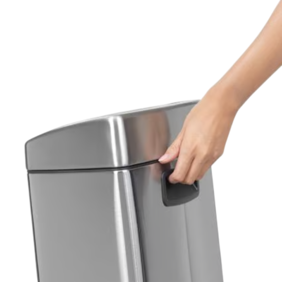 Brabantia Touch Bin 10L urn seinale/põrandale, Matt Steel roostevaba FPP - Image 3