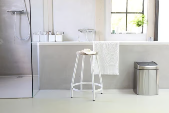 Brabantia Touch Bin 10L urn seinale/põrandale, Matt Steel roostevaba FPP - Image 5