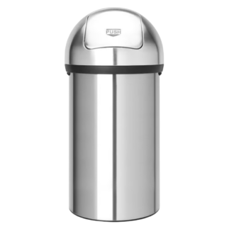 Brabantia Push Bin vajutuskaanega urn  60L, Matt Steel roostevaba