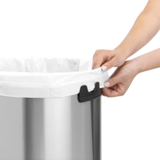 Brabantia Push Bin vajutuskaanega urn  60L, Matt Steel roostevaba - Image 3