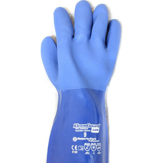 Lõpumüük! Kleenguard G80 kemikaalikindlad kaitsekindad XL(10)