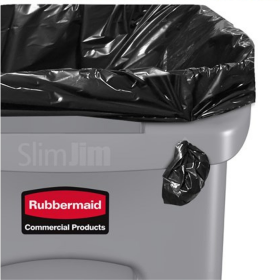 Rubbermaid Slim Jim 60 prügikast 60L, hall - Image 3