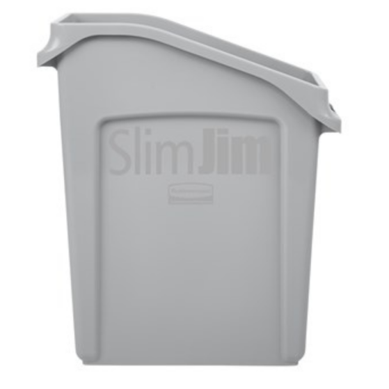 Lõpumüük! Rubbermaid Slim Jim Under-Counter letialune prügikast 49L, hall plast - Image 2