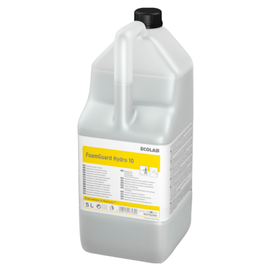 Ecolab Foamguard Hydro 10 aluseline vahupesuvahend toiduainetetööstusele 5L, kastis 2tk