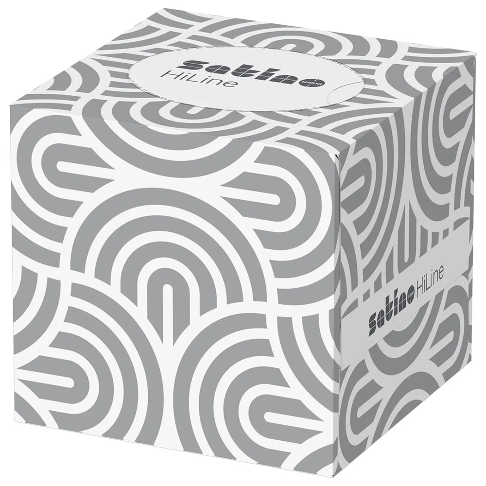 Satino HiLine Cube 3x näopaber 60tk, kastis 30 karpi - Image 2