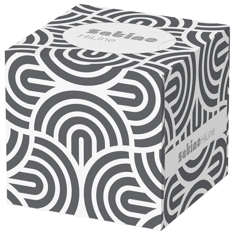 Satino HiLine Cube 3x näopaber 60tk, kastis 30 karpi - Image 3
