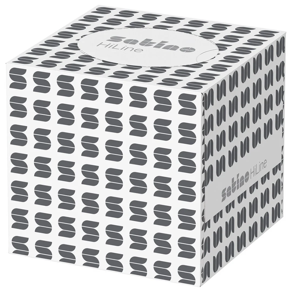 Satino HiLine Cube 3x näopaber 60tk, kastis 30 karpi - Image 5
