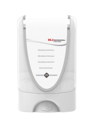 Deb TouchFree sensoriga hoidik desinfitseerimisvahule, valge