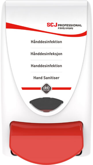 Deb Sanitize hoidik 1L valge punase klahviga