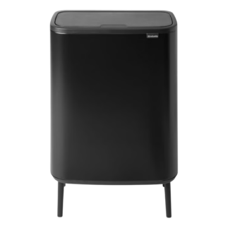 Brabantia Bo Touch Bin Hi jalgadel prügikast 2x30L, Matt Black