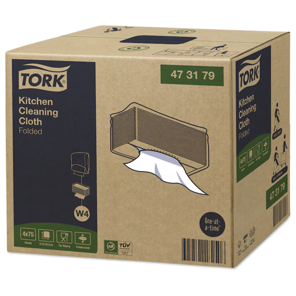 Tork Kitchen W4 köögi puhastuslapp, 4x75tk. - Image 2