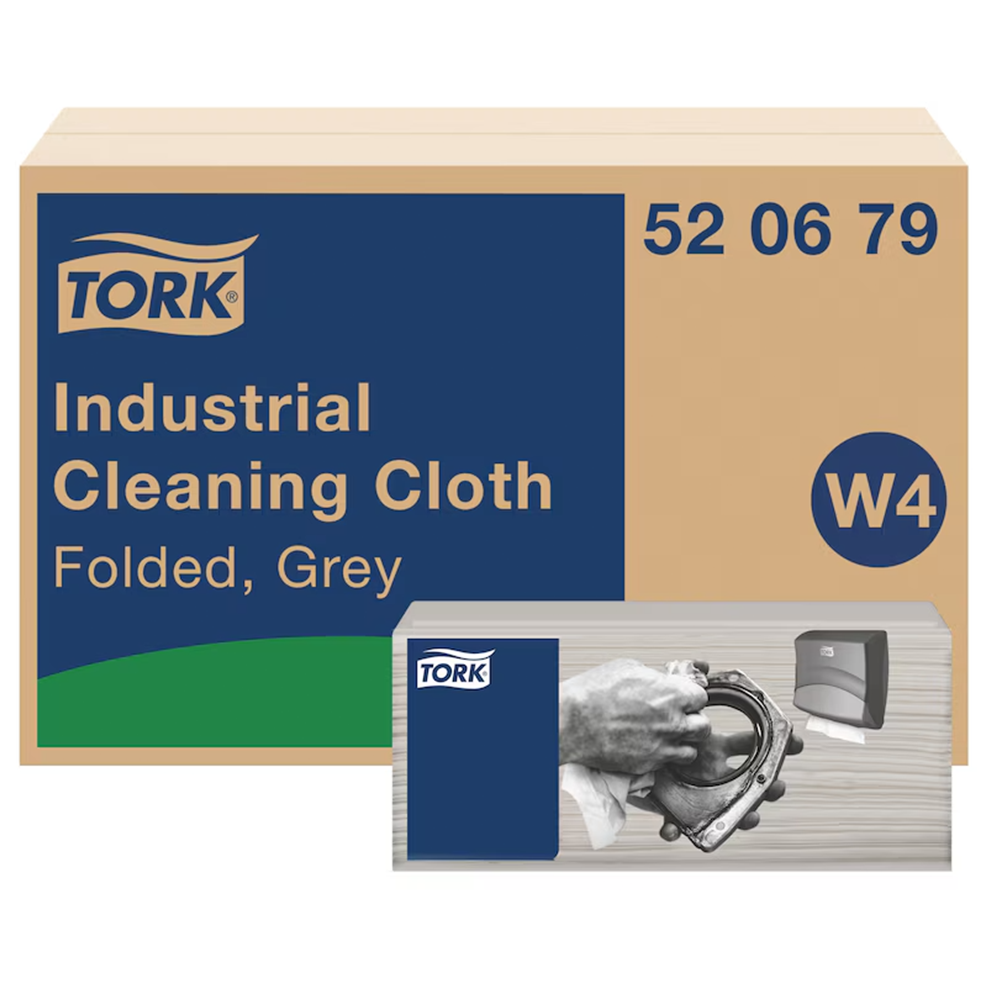 Tork Industrial W4 puhastuslapp hall, 4x120tk