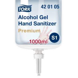 Tork Alcohol Gel S1 niisutav alkoholiga desinfitseeriv kätegeel 1L, kastis 6tk
