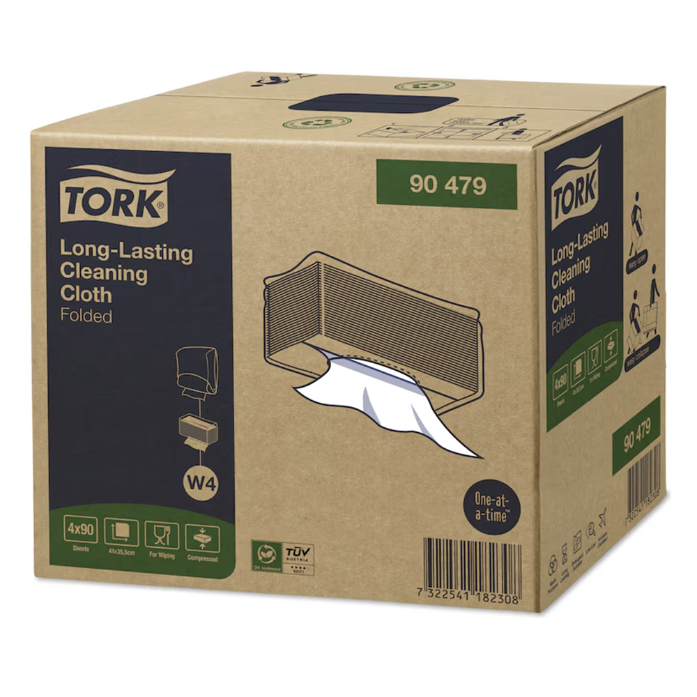 Tork Long-Lasting W4 kauakestev puhastuslapp, 4x90tk - Image 2